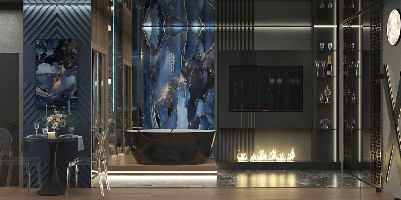 Dachy Orłowa - render apartamentu